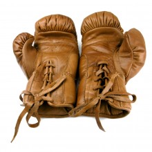 Rękawice bokserskie skórzane retro Legend