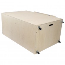 Podest treningowy 55x80x120 cm mobilny z półką na kosz Legend
