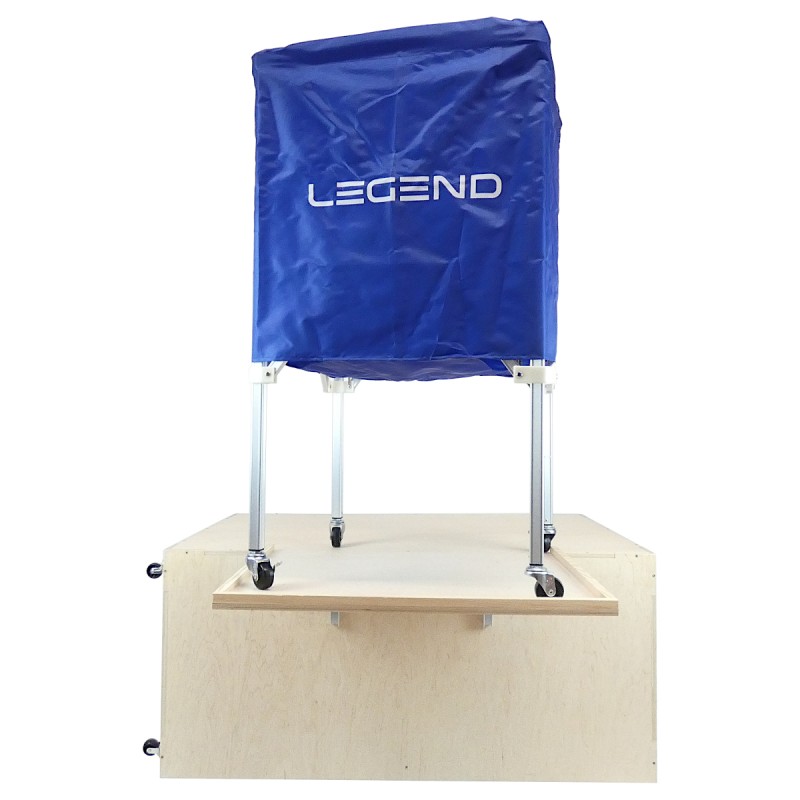 Podest treningowy 55x80x120 cm mobilny z półką na kosz Legend Podest treningowy 55x80x120 cm mobilny z półką na kosz Legend