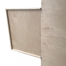 Podest treningowy 55x80x120 cm mobilny z półką na kosz Legend