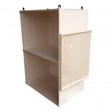 Podest treningowy 55x80x120 cm mobilny z półką na kosz Legend