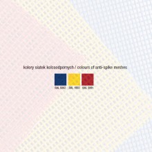 Kolory siatek kolcoodpornych zeskok do skoku wzwyż