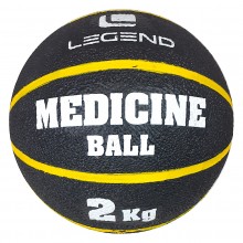 Piłka lekarska 2kg piłka medyczna rehabilitacyjna Legend