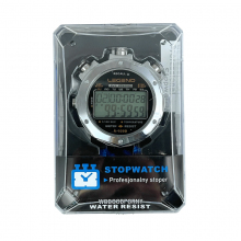 Cyfrowy stoper w metalowej obudowie 10 międzyczasów